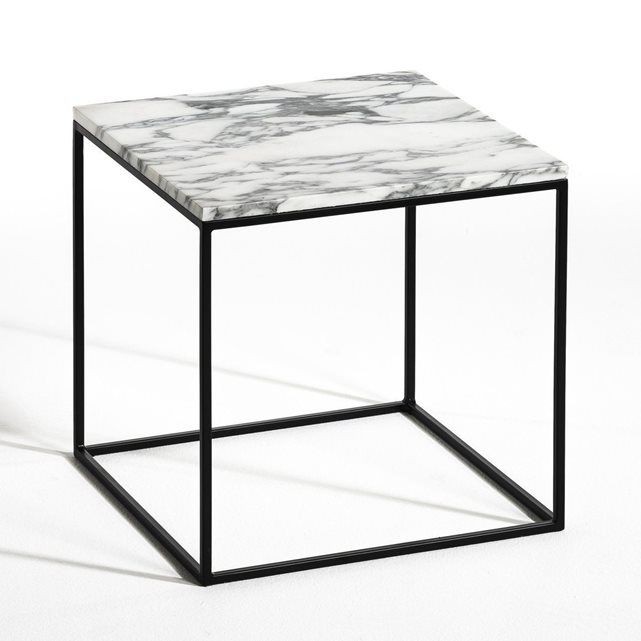 Marbre En Blanc Ou Carrare Squizz Table ma Lemobilier Chevet PXkilZTwOu