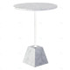 Table d'appoint AKUZ - Mabre blanc de Carrare