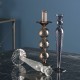 Bougeoir chandelier BACCA - Cristallin - 3 coloris au choix