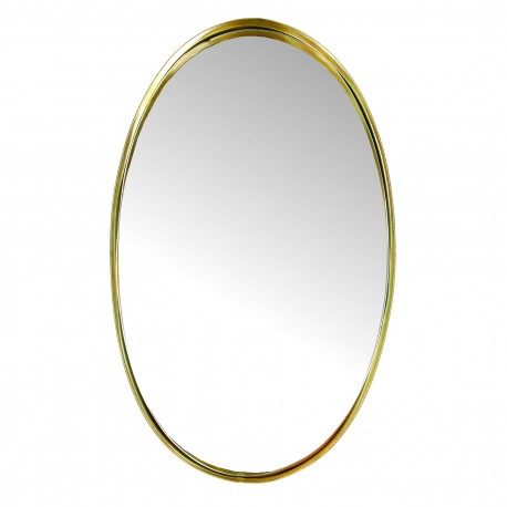 Miroir SHINY Gold - Oval - 50cm