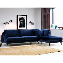 Canapé d'angle SAILOR - Bleu Navy