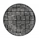 Set de 6 Assiettes porcelaine Black & White - 21 cm - 3 motifs