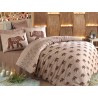 Parure de lit LAMBOK Brun & Terra - 2 places - 220x240cm