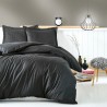 Parure de lit satin de coton STRIPY - 2 places - 240x260cm