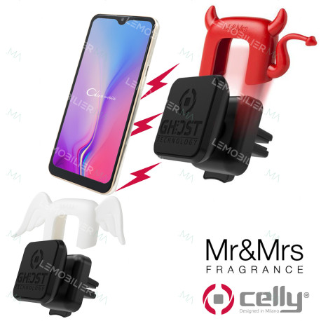 Support mobile avec désodorisant GHOSTPLUS - ANGEL ou DEVIL