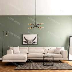 Canapé d'angle LUXEN - Beige