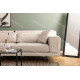Canapé d'angle LUXEN - Beige - Angle à gauche