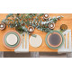 Service de table 24 pièces - MUST - Pastel Corail & Or