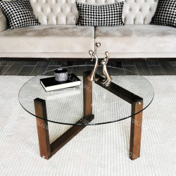 Table basse ronde - LYNE Accacia