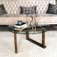 Table basse ronde - LYNE Accacia