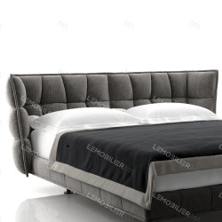 Lit double HUTSKY - Nubuk Anthracite
