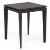 Table d'appoint FIDJI - Noyer & Laque précieuse