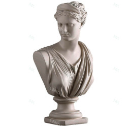 Buste CASSANDRA en résine - Sable