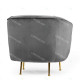 Fauteuil NORI - Toile grise
