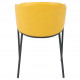 Fauteuil WADY - Cuir souple Safran