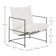 Fauteuil HEROE - Outdoor / Indoor - Toile Blanche ou Grise