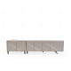 Canapé d'angle LUXEN - Beige - Angle à gauche