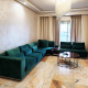 Salon complet modulaire NOTTI - Green velvet