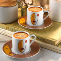 Coffret de tasses à café - LINIE Terracotta