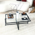 Table basse rectangulaire - GIULIANA Black