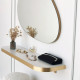 Miroir ELLIPSIS 90 cm - Gold