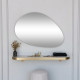 Miroir ELLIPSIS 90 cm - Gold