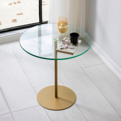Table d'appoint - SFERA - L - Gold