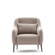 Fauteuil ELYNE - Toile Taupe