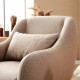 Fauteuil ELYNE - Toile Taupe