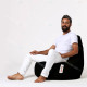 Pouf SAKY HIGHBACK - Outdoor (coloris au choix)