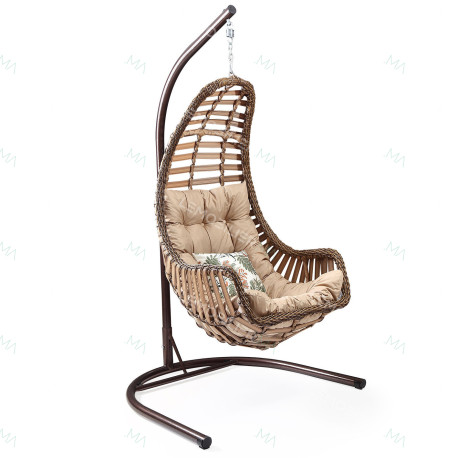 Fauteuil suspendu outdoor RIMBAHI - Assise Cappuccino