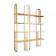 Etagère ZEPHYR - Wood & Gold