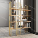 Etagère ZEPHYR - Wood & Gold