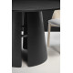 Table à manger CEP - Bois de chêne lasuré Noir - 157 cm