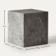 Table d'appoint carrée CUBE - Mabre gris Bardiglio