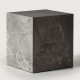 Table d'appoint carrée CUBE - Mabre gris Bardiglio