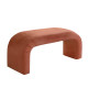 Tabouret ou Chevet MIU - Velours côtelé Terracotta