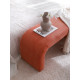 Tabouret ou Chevet MIU - Velours côtelé Terracotta