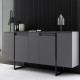 Buffet bas KUDY - Anthracite - 160 cm