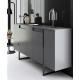 Buffet bas KUDY - Anthracite - 160 cm