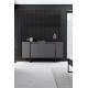 Buffet bas KUDY - Anthracite - 160 cm