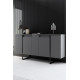 Buffet bas KUDY - Anthracite - 160 cm