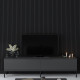 Meuble TV KUDY - Anthracite - 180 cm