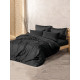 Parure de lit en Coton renforcé CUADRA Black - 2 places - 240 x 260cm