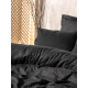 Parure de lit en Coton renforcé CUADRA Black - 2 places - 240 x 260cm