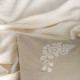 Parure de lit en Coton renforcé brodé NORHEEN - 2 places - 240 x 260cm