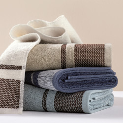 Set de 4 serviettes Cotton Box - BRODEY - 50x90cm