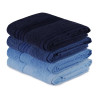 Set de 4 serviettes Hobby - Blue RAINBOW - 50x90cm