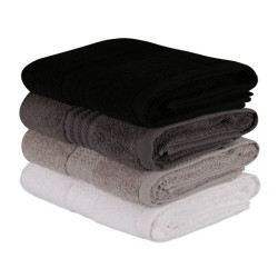 Set de 4 serviettes Hobby - Gray RAINBOW - 50x90cm