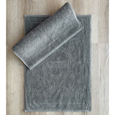 Set de bain COCOON - 2 serviettes Cotton Box - Gris